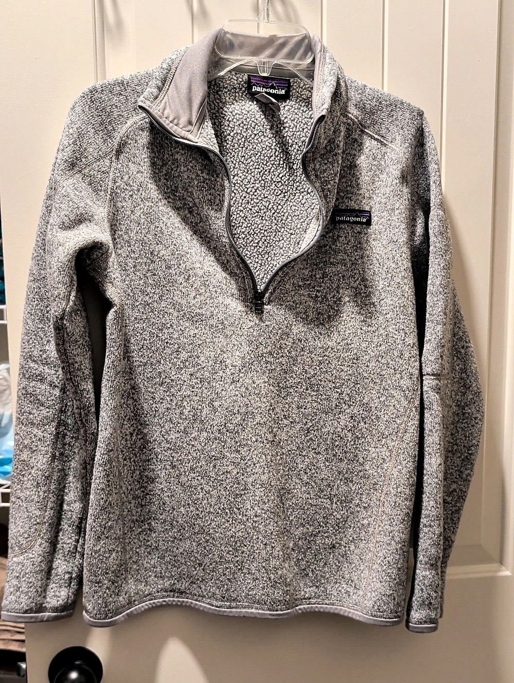 Patagonia Women's Los Gatos 1/4-Zip Fleece Pullover Gray Medium